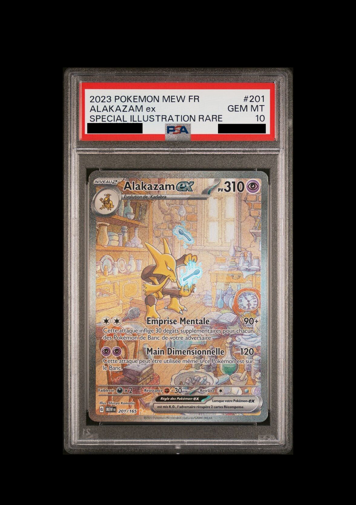 Alakazam Ex 201 SAR 151 Francaise Collect PSA 10